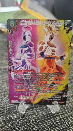 DRAGON BALL SUPER BT14-152 SCR SS SON GOKU & FRIEZA MIRACULOUS CONCLUSION CARD - Image 2
