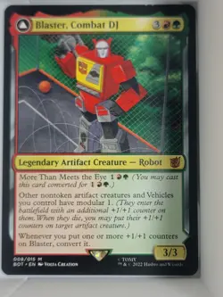 Blaster, Combat DJ NM Transformers - The Brothers' War MTG FREE SHIPPING - Image 1