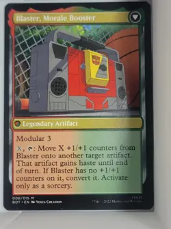 Blaster, Combat DJ NM Transformers - The Brothers' War MTG FREE SHIPPING - Image 2