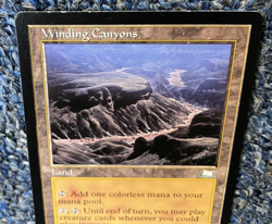 1997 MTG~"Winding Canyons"!!!Lightly Played!!~Weatherlight#167~ Free Shipping !! - Image 3