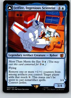 Jetfire, Ingenious Scientist – BOT – Transformers – Mythic – NM – MTG - Image 1