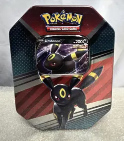 UMBREON V Heroes Tin Pokemon TCG Factory Sealed 2022 - Image 1