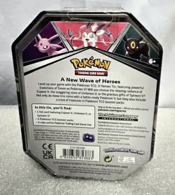 UMBREON V Heroes Tin Pokemon TCG Factory Sealed 2022 - Image 2