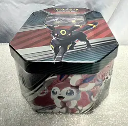 UMBREON V Heroes Tin Pokemon TCG Factory Sealed 2022 - Image 5