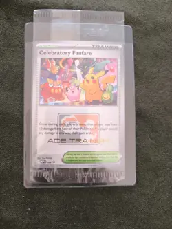 Pokemon Celebratory fanfare Ace Trainer Card unopened and sealed new Pikachu - Image 1