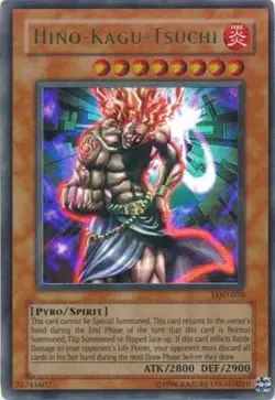 Hino-Kagu-Tsuchi - LOD-070 - Ultra Rare - Unlimited Edition PL/MP Yugioh Legacy - Image 1