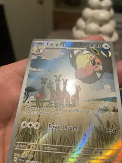 Farigarif 2023 Pokemon Paldea Evolved IR Holo Card #228/193 NM Condition - Image 2