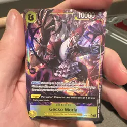 Bandai One Piece CCG OP14 Gecko Moria Leader & Character Foil Card Lot (3) - Image 2