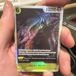 Bandai One Piece CCG OP14 Gecko Moria Leader & Character Foil Card Lot (3) - Image 3