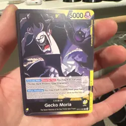 Bandai One Piece CCG OP14 Gecko Moria Leader & Character Foil Card Lot (3) - Image 4