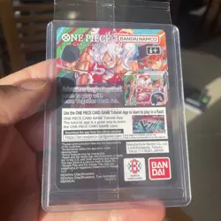 One Piece Card Game Monkey D. Luffy US Voyage Promo Sealed College Basketball - Image 4