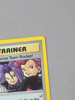 Here Comes Team Rocket! 15/82 Team Rocket Holo First Edition Pokemon Card - VLP - Image 3