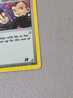 Here Comes Team Rocket! 15/82 Team Rocket Holo First Edition Pokemon Card - VLP - Image 5