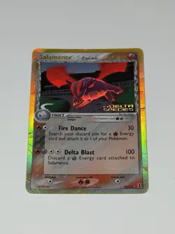 Salamence 14/113 Stamped Reverse Holo Pokemon Card TCG 2005 EX Delta Species HP - Image 1