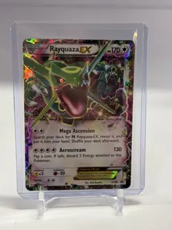 Pokemon TCG Rayquaza EX XY69 Holo Black Star Promo Card - Image 1