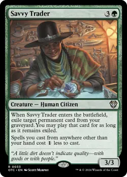 MTG Savvy Trader - 33 / English / Near Mint - Image 1