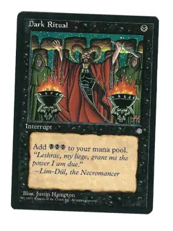 Dark Ritual - Ice Age - Magic The Gathering NM/M (Never Played) - Image 1