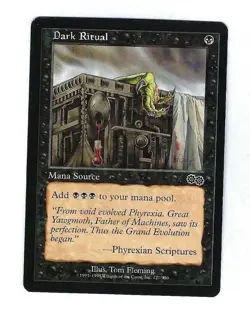 Dark Ritual - Urza's Saga - Magic The Gathering NM/M (Never Played) - Image 1
