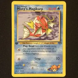 Misty's Magikarp 88/132 1st Edition | Gym Challenge 2000 | Pokemon TCG Near Mint - Image 1