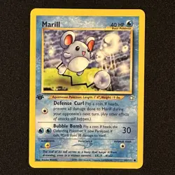 Marill 66/111h 1st Edition Common | Neo Genesis 2000 | Pokemon TCG Vintage | LP - Image 1