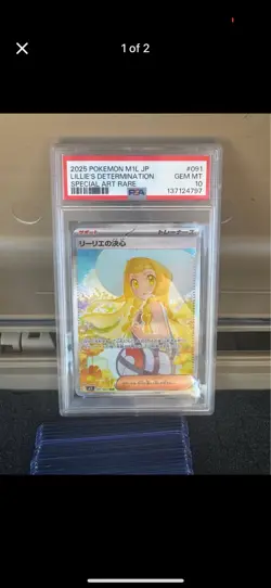 Pokemon Lillie's Determination #091 JP MEGA BRAVE PSA 10 - Image 1