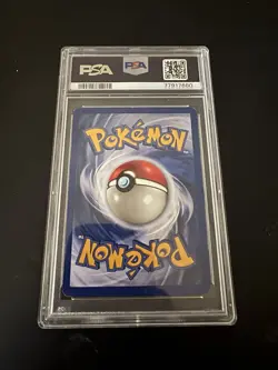Pokemon Fossil Lapras Holo Rare 10/62 Unlimited 1999 PSA Graded - Image 2