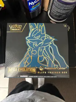 Pokemon TCG Mega Evolution Elite Trainer Box ETB Lucario NEW - Image 1