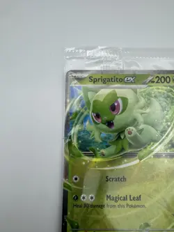 Pokemon Sprigatito EX SVP 087 Black Star Promo Ultra Rare Factory Sealed - Image 2