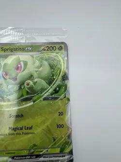 Pokemon Sprigatito EX SVP 087 Black Star Promo Ultra Rare Factory Sealed - Image 3