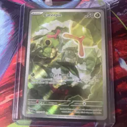 Pokemon TCG: Scarlet & Violet 151 • Caterpie 172/165 Illustration Rare • NM - Image 1