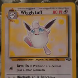 Pokemon Wigglytuff 32/64 Jungle Rare Stage 1 80HP 1st Edition Regular Spanish - Image 1