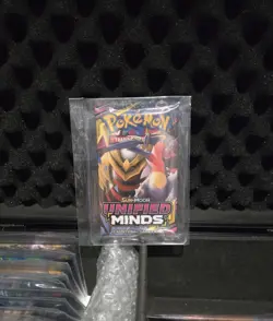 Pokemon Sun & Moon Unified Minds New Sealed Unweighed Booster Pack - Image 1