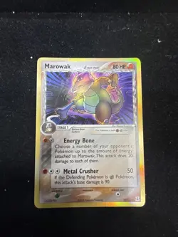 2005 Pokemon Delta Species Reverse Holo 10/113 Marowak - Image 2