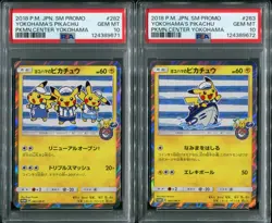 Pokemon TCG Yokohama's Pikachu Promo Sequential Set SM-P 280 281 282 283 PSA 10 - Image 4