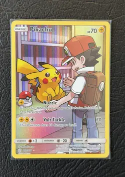 Pokemon TCG Sun & Moon Cosmic Eclipse Pikachu Full Art 241/236 NM/M - Image 1