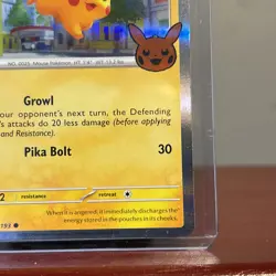 Pokemon TCG Pikachu Trick or Trade 2023 062/193 Regular Common Holo Foil - Image 5