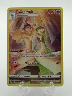 Pokemon TCG Gardevoir TG05/TG30 Sword & Shield Silver Tempest Trainer Holo - Image 1