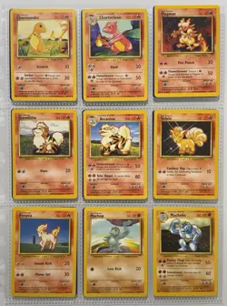 Pokemon TCG Base Set Unlimited Bulk Common Uncommon Rare Vintage Non Holos - Image 3