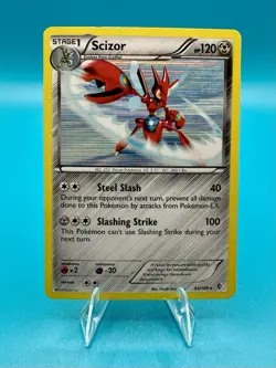 Pokemon TCG 2012 Scizor 94/149 Boundaries Crossed Vintage Holo LP - Image 1