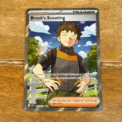 Brock's Scouting 179/159 Pokemon TCG S&V Journey Together Ultra Rare English - Image 1
