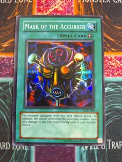 Yu-Gi-Oh! Mask of the Accursed LON-019 Super Rare Unlimited Moderately Played - Image 1