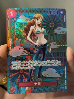 One Piece CCG Nami Alternate Art OP01-016 NM - Image 1