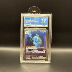Ace 10 Pokemon TCG 151 Blastoise EX Special Illustration Rare Card 200/165 - Image 5