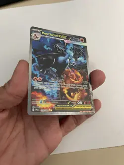 Mega Charizard X EX Pokemon Card 125/094 Phantasmal Flames Holo 360 HP Rare - Image 3