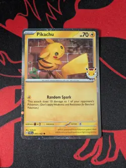 Pokemon Card - Pikachu Stamped Pokemon Day 2026 Holo Promo - 051/162 - Image 3
