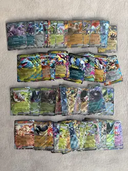 Lot of 60 Pokemon Ex Double Rare Cards, LP Condition - Image 1