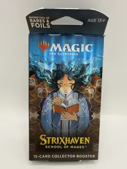 Magic The Gathering STRIXHAVEN School of Mages 15-Card Collector Booster Box 630509958610 - Image 1