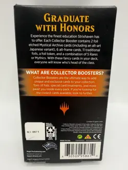 Magic The Gathering STRIXHAVEN School of Mages 15-Card Collector Booster Box 630509958610 - Image 2