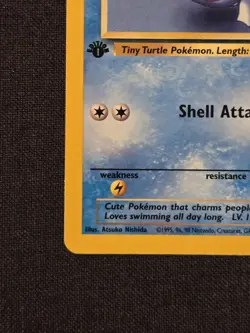 Squirtle 1st Edition Team Rocket Pokemon Card Common 68/82 WOTC - NM Near Mint - Image 5