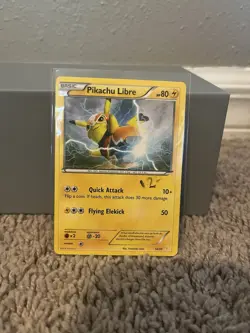 Pokemon The Pokemon Company Pikachu Libre XY Trainer Kit 14/30 2016 Basic 80 HP - Image 1